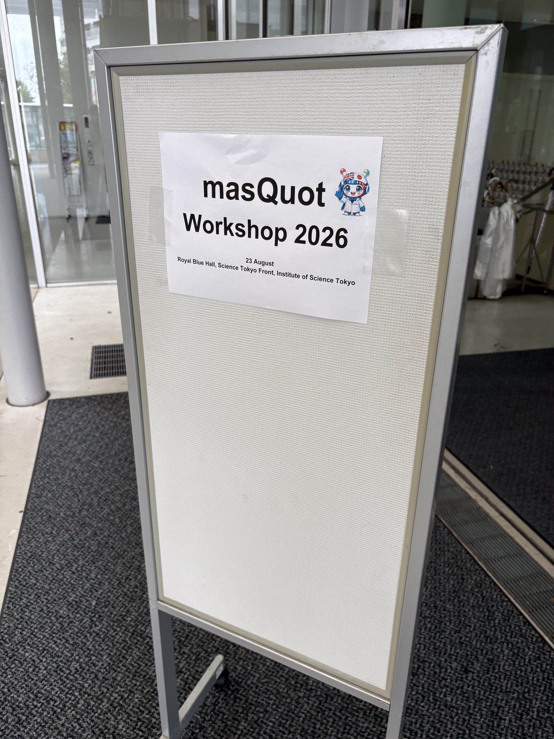 masQuot会場の看板